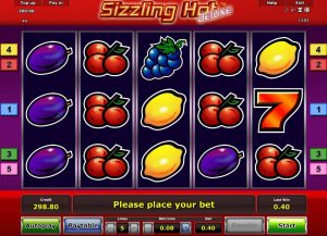 Automat Sizzling Hot Deluxe Online Zdarma