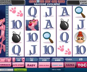 automat pink panther online zdarma
