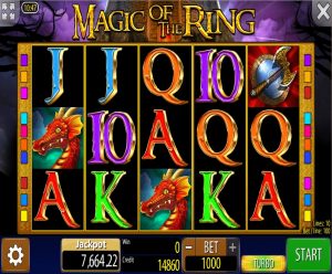 Automat Magic of the Ring Online Zdarma