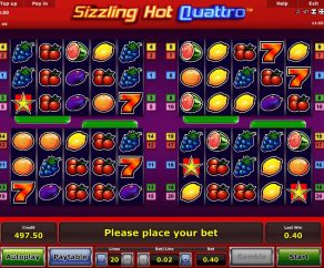 Hrací Automat Sizzling Hot Quattro Online Zdarma