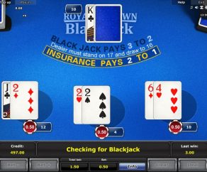 Hrací Automat Royal Crown Blackjack Zdarma Online