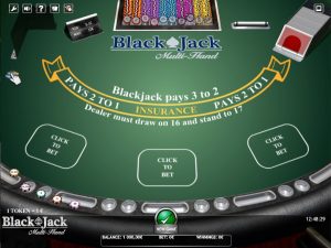 Výherní Automat BlackJack Multihand Online Zdarma