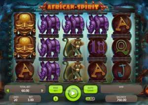 African Spirit Automat Online Zdarma