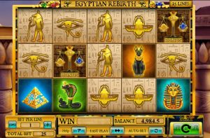 Automat Egyptian Rebirth Online Zdarma