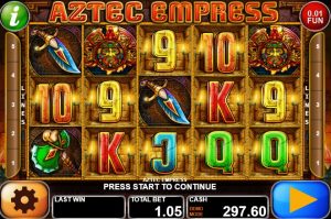 Výherní Automat Aztec Empress Online Zdarma