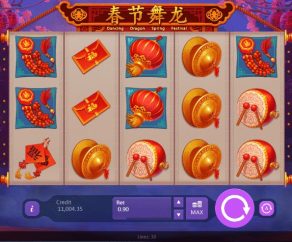 Automat Dancing Dragon Spring Festival Online Zdarma