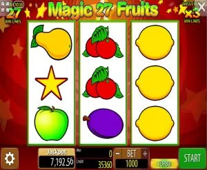 Automat Magic Fruits 27 Online Zdarma