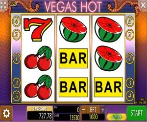 Hrací Automat Vegas Hot Online Zdarma