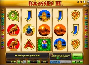Hrací Automat Ramses II Deluxe Online Zdarma 