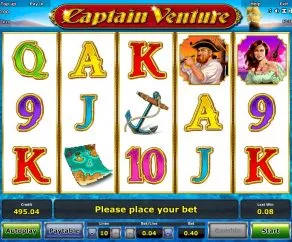 Hrací Automat Captain Venture Online Zdarma