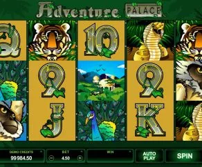 Hrací Automat Adventure Palace Online Zdarma