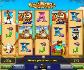 Hrací Automat Armadillo Artie Dash For Cash Zdarma Online