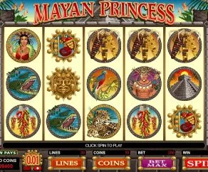 Hrací Automat Mayan Princess Online Zdarma