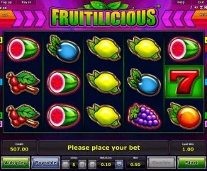 Hrací Automat Fruitilicious Online Zdarma