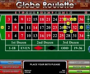 Ruleta Globe Roulette Online Zdarma