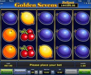 Výherní Automat Golden Sevens Online Zdarma