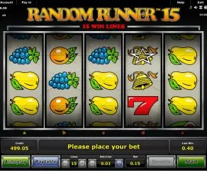 Hrací Automat Random Runner 15 Online Zdarma