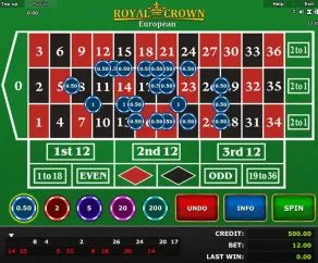 Hrací Automat Royal Crown Roulette Online Zdarma