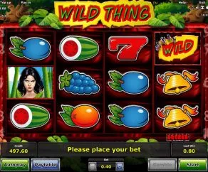 Hrací Automat Wild Thing Online Zdarma