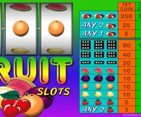 Hrací Automat Fruit Slots Zdarma Online