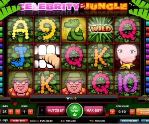 Hrací Automat Celebrity Jungle Online Zdarma
