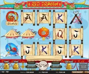 Hrací Automat Red Dragon Online Zdarma