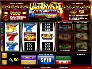Automat Ultimate Super Reels Online Zdarma