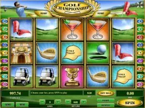 Hrací Automat Golf Championship Online Zdarma