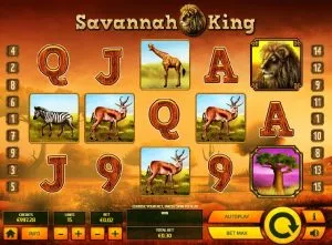  Savannah King Automat Online Zdarma