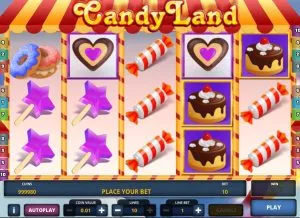 Hrací Automat Candy Land Online Zdarma