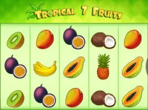 Výherní Automat Tropical 7 Fruits Online Zdarma