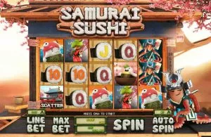 Hrací Automat Samurai Sushi Online Zdarma