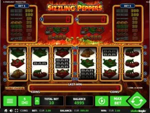 Sizzling Peppers Automat Online Zdarma
