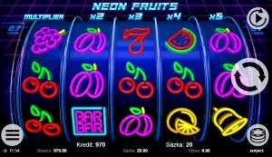 Automat Neon Fruits Online Zdarma