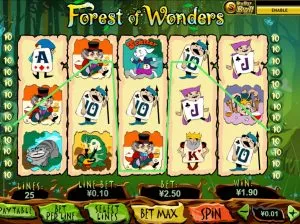 Hrací Automat Forest of Wonders Online Zdarma
