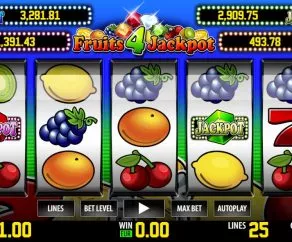 Fruits 4 Jackpot Automat Online Zdarma