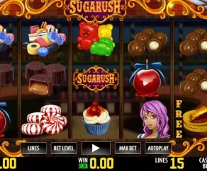 Hrací Automat Sugar Rush WM Online Zdarma