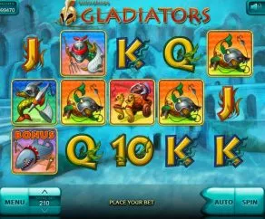 Hrací Automat Gladiators Endorphina Online Zdarma