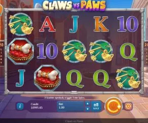 Výherní Automat Claws vs Paws Online Zdarma
