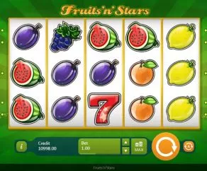 Fruits and Stars Automat Online Zdarma
