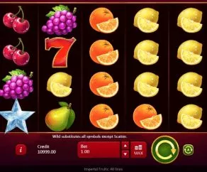 Imperial Fruits 40 lines Automat Online Zdarma
